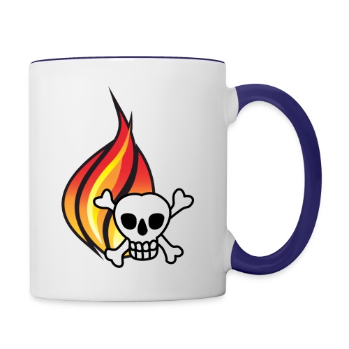 FHIR Tattoos skull - Contrast Coffee Mug
