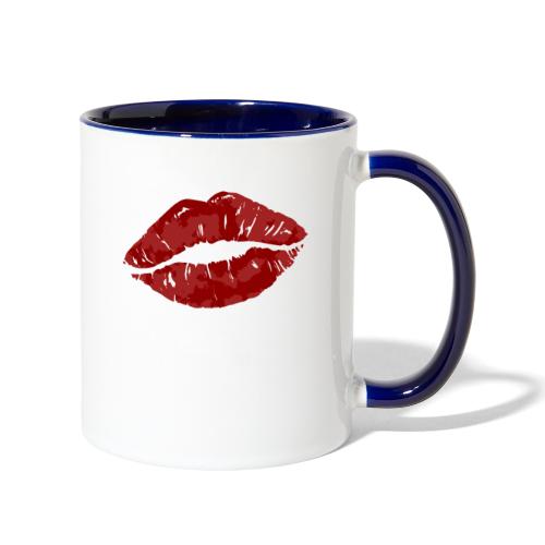 Kiss Me - Contrast Coffee Mug