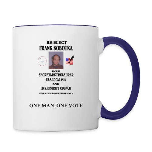 One Man One Vote - Contrast Coffee Mug