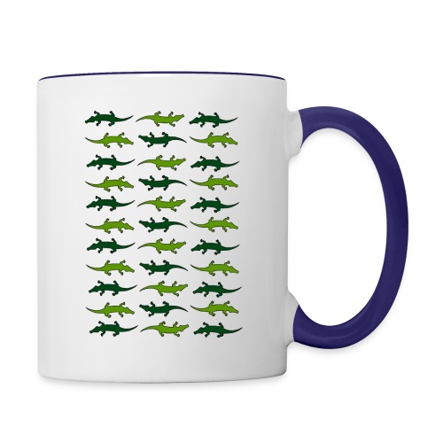 Crocs and gators - Contrast Coffee Mug