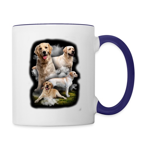Labrador Collage - Contrast Coffee Mug