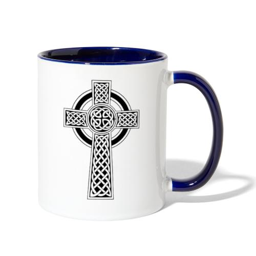Celtic Art Cross - Contrast Coffee Mug
