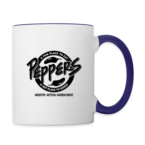 PEPPERS A FUN PLACE TO EAT - Contrast Coffee Mug