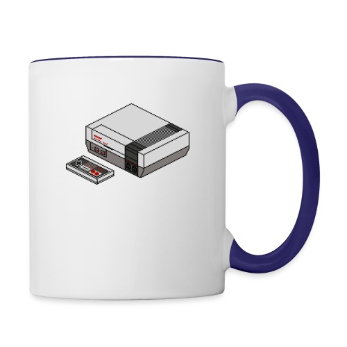 Retro Game Console Pixled - Contrast Coffee Mug