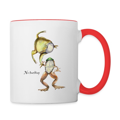 Two frogs - Contrast Coffee Mug