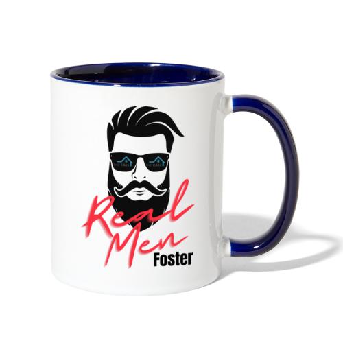 Real Men Foster- Cleburne County - Contrast Coffee Mug