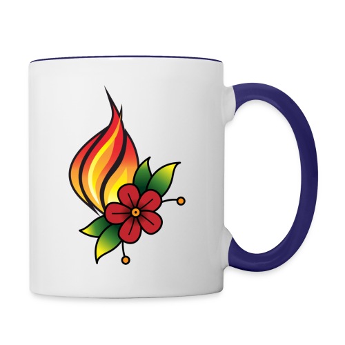 FHIR Tattoo flower - Contrast Coffee Mug