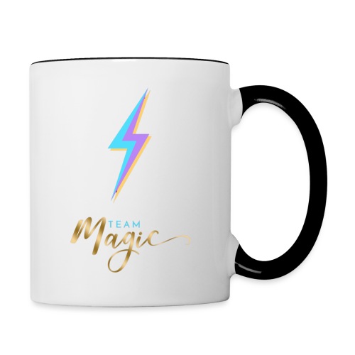 Team Magic With Lightning Bolt - Contrast Coffee Mug
