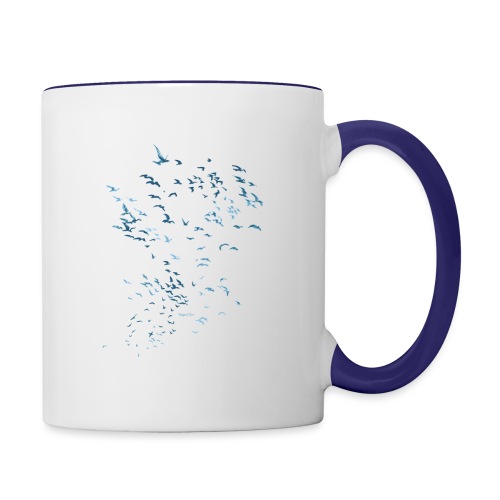 Flock - dark - Contrast Coffee Mug