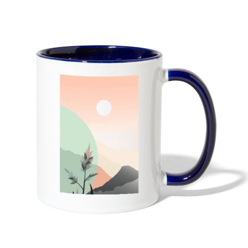 Retro Sunrise - Contrast Coffee Mug