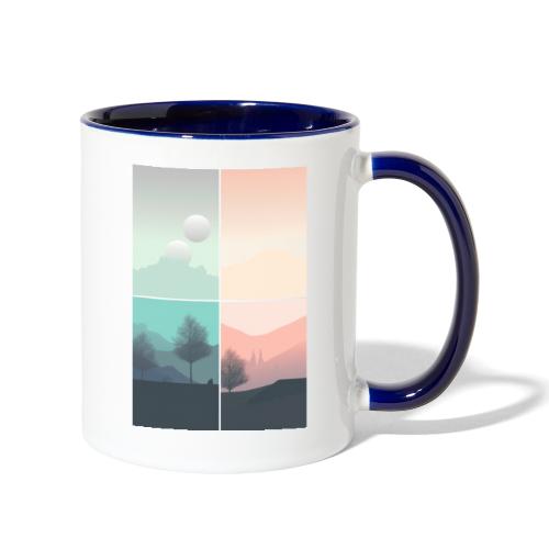 Travelling through the ages - Contrast Coffee Mug