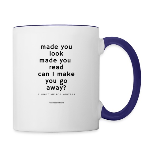 Made you look - Contrast Coffee Mug