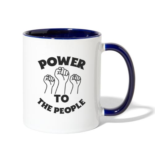 Power To The People - Contrast Coffee Mug