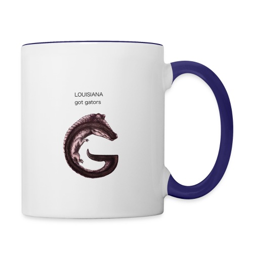 Louisiana gator - Contrast Coffee Mug