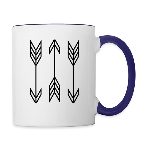 arrow symbols - Contrast Coffee Mug