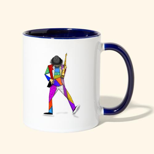 Sax player - Contrast Coffee Mug