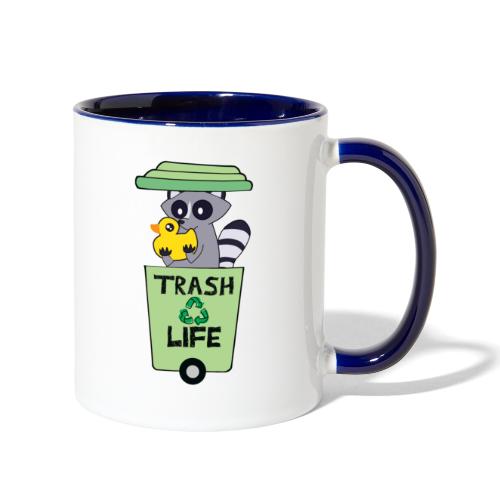 Trash Life Panda - Contrast Coffee Mug