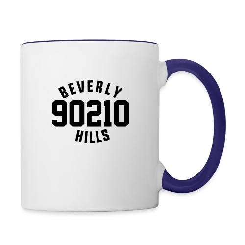 90210 Old School Tee Black - Contrast Coffee Mug