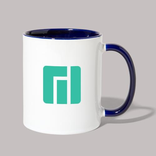 Manjaro round logo - Contrast Coffee Mug