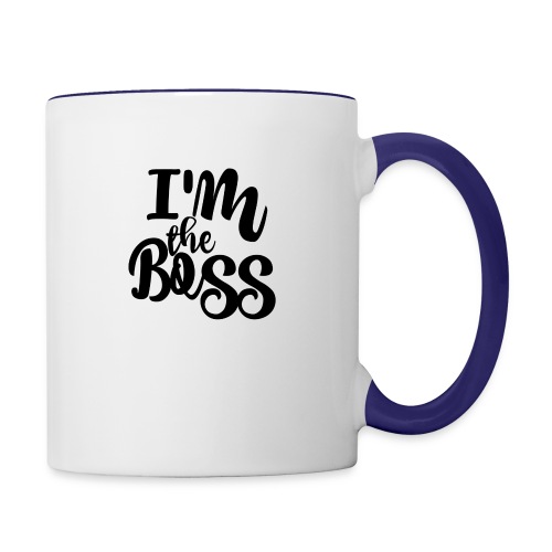 I'm the Boss - Contrast Coffee Mug