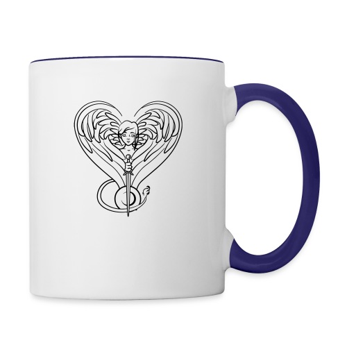 Sphinx valentine - Contrast Coffee Mug