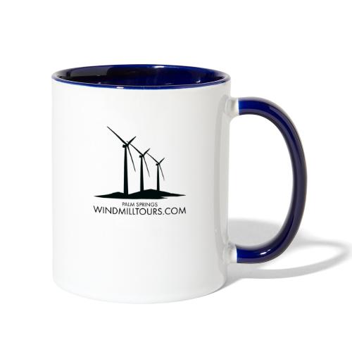 Black & White Windmills - Contrast Coffee Mug
