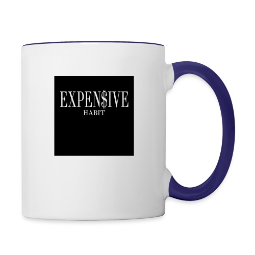 Expensive habit - Contrast Coffee Mug