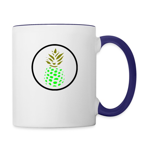 pineapple - Contrast Coffee Mug