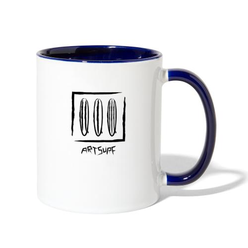 ArtSurf 213 Beginnings Logo in Black - Contrast Coffee Mug