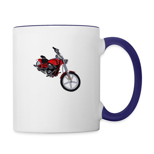 Motorcycle red - Contrast Coffee Mug