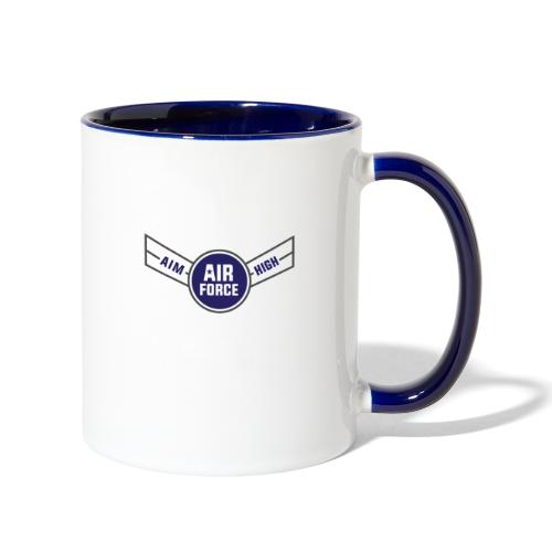 Air Force Aim High - Contrast Coffee Mug