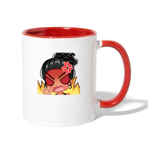Angry Emote - Contrast Coffee Mug