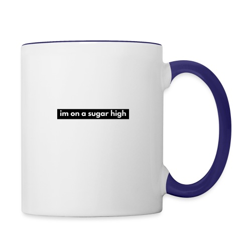 im on a sugar high - Contrast Coffee Mug
