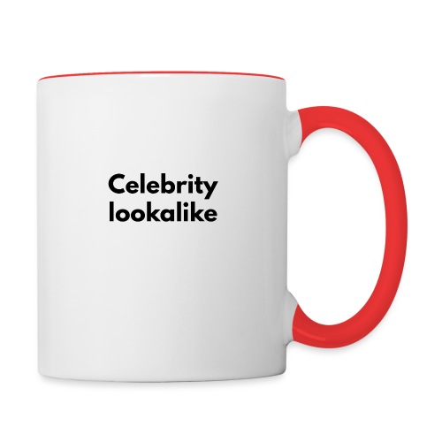 Celebrity lookalike - Contrast Coffee Mug