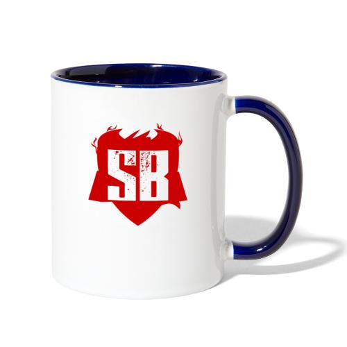 SAVAGE BROTHERHOOD Logo cutout - Contrast Coffee Mug
