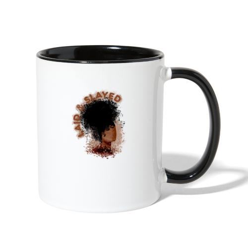 Laid & slayed - Contrast Coffee Mug