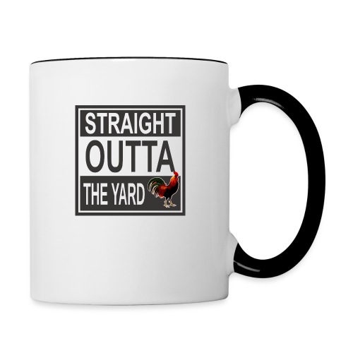 Straight outta Yard ROOster - Contrast Coffee Mug