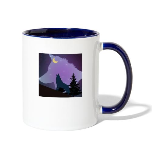Night wolf - Contrast Coffee Mug