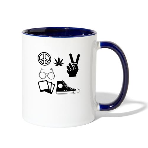 hippie - Contrast Coffee Mug