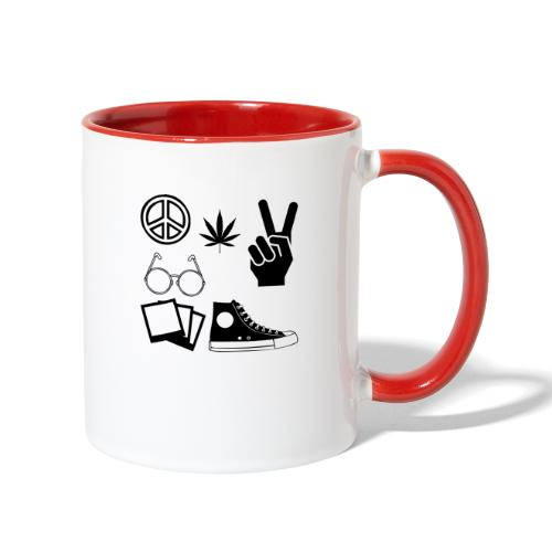 hippie - Contrast Coffee Mug