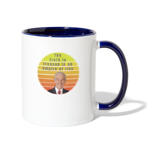 The Truth is Treason in an empire of lies - Contrast Coffee Mug