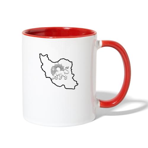 Iran Lion Sun - Contrast Coffee Mug