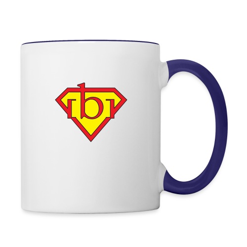 super b - Contrast Coffee Mug