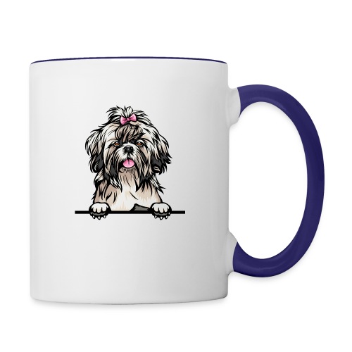 Animal Dog Shih Tzu - Contrast Coffee Mug