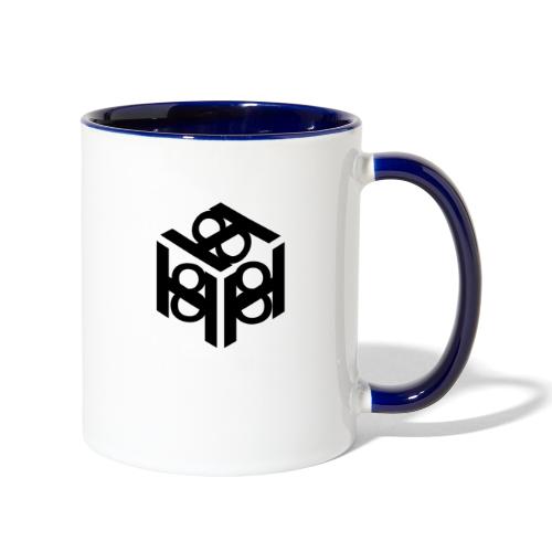 H 8 box logo design - Contrast Coffee Mug