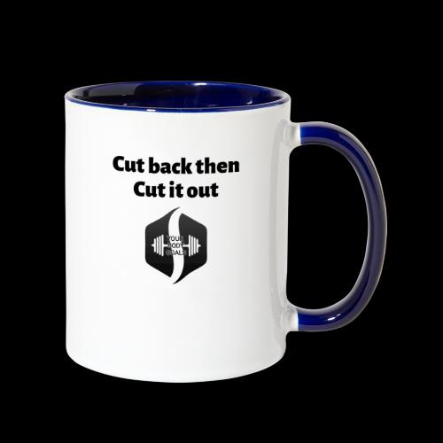 Slogan and logo - Contrast Coffee Mug