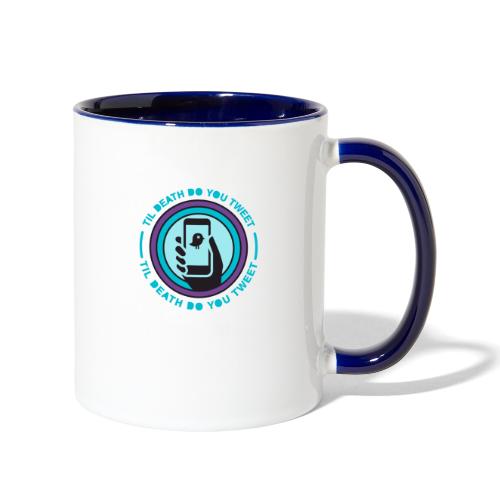 TDDYT 2023 refresh blue letters - Contrast Coffee Mug