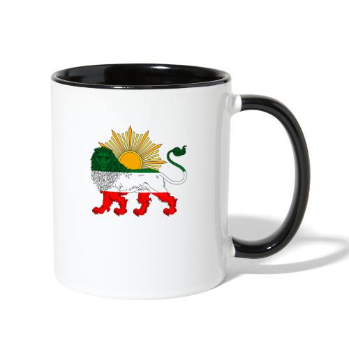Lion and Sun Flag 2 - Contrast Coffee Mug