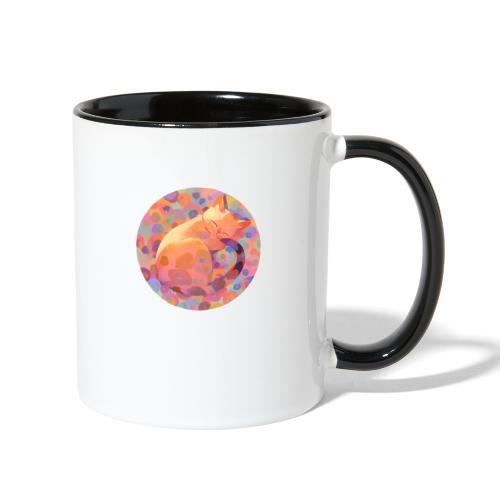 Sleeping Cat - Contrast Coffee Mug
