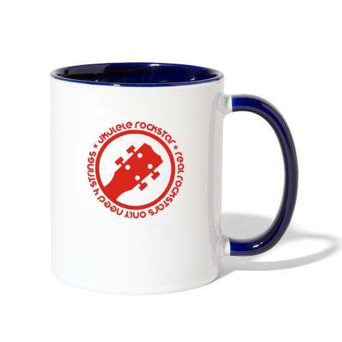 Ukulele Rockstar - Contrast Coffee Mug